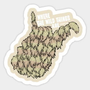 West Virginia Wild Things Sticker